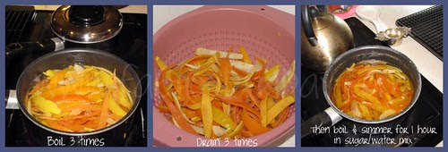 Steps 2 & 3 Candied Citrus Peels