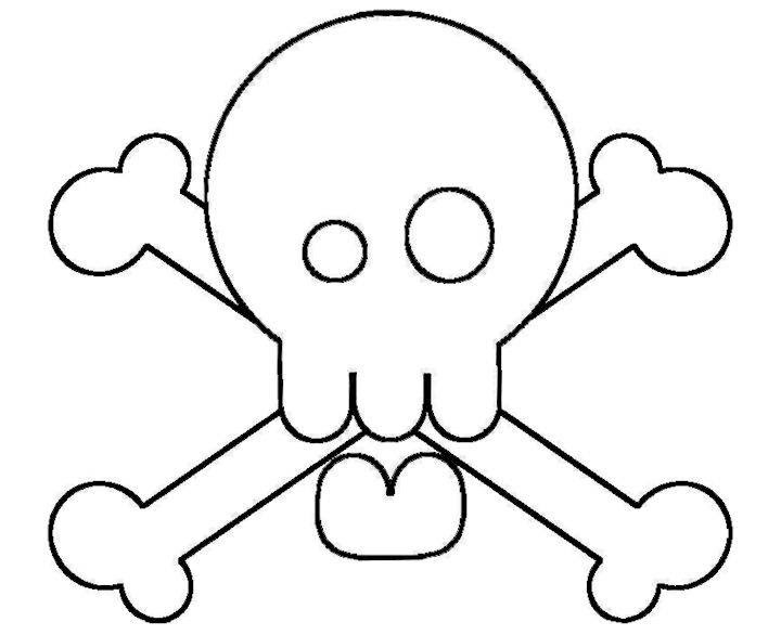 Download Skull Crossbones Stencil - ClipArt Best