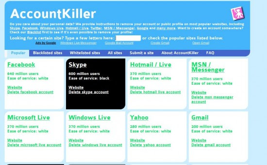 AccountKiller