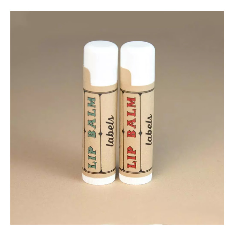 Wholesale Bulk Personalized Custom Vinyl Tube Kraft Lip Balm Label - Buy  Kraft Lip Balm Label,Custom Kraft Lip Balm Label,Kraft Lip Tube Label  Product ...