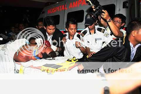 Gambar Kejadian Tanah Runtuh di Rumah Anak Yatim Al-Takwa