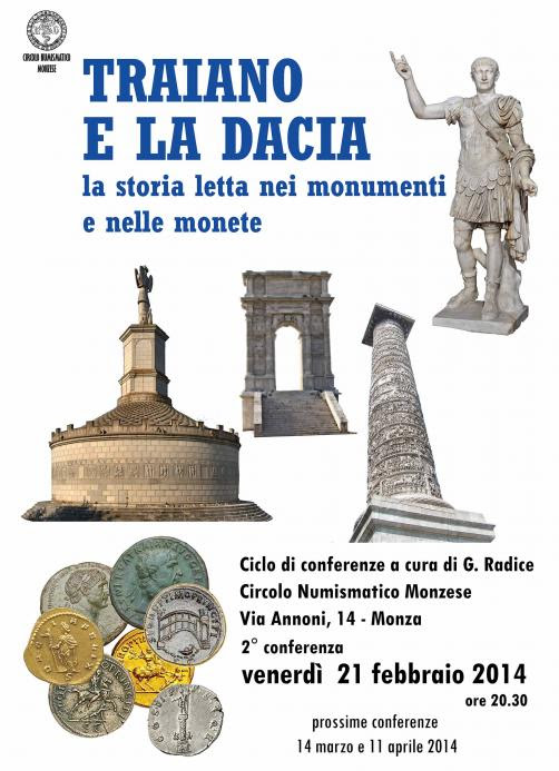 Circolo Numismatico Monzese Traiano E La Dacia La Storia Letta Nei Monumenti E Le Monete Venerdi 21 02 14