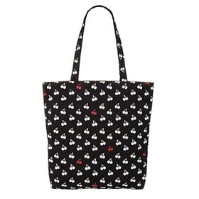 Cherries Graphic Tote - Black