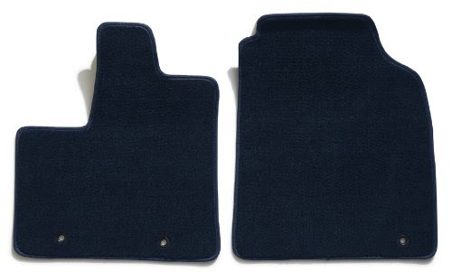 Premier Custom Fit 2-piece Front Carpet Floor Mats for Smart Fortwo (Premium Nylon, Navy Blue) On Sale