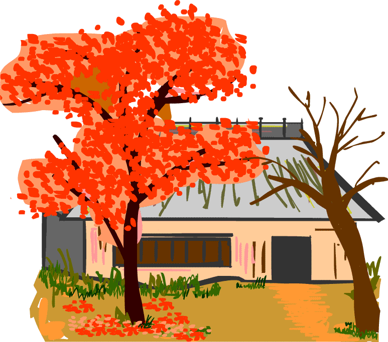 秋 秋景色 秋の花 イラスト 無料