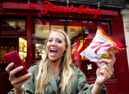 Kim Murray, the first Tweetshop shopper