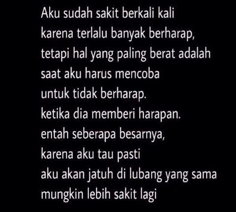 kata kata sedang jatuh sakit