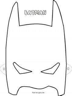 Printable Superheroes Batman mask coloring pages Printable
