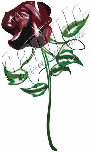 イラスト イメージ作成 足跡 素材屋 ひとりメーカー ひとりブランド イラスト バラ 薔薇 Rose 2