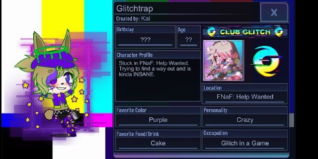 Glitchtrap Gacha Life Wallpaper