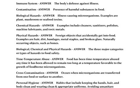 Download Answers for california food handlers test BookBoon PDF