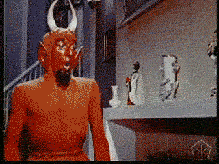 Image result for MAKE GIFS MOTION IMAGES OF SATAN QUACKING LIKE A DUCK