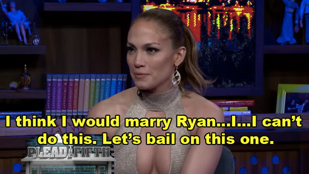And the question proved to be too much for J.Lo to handle.