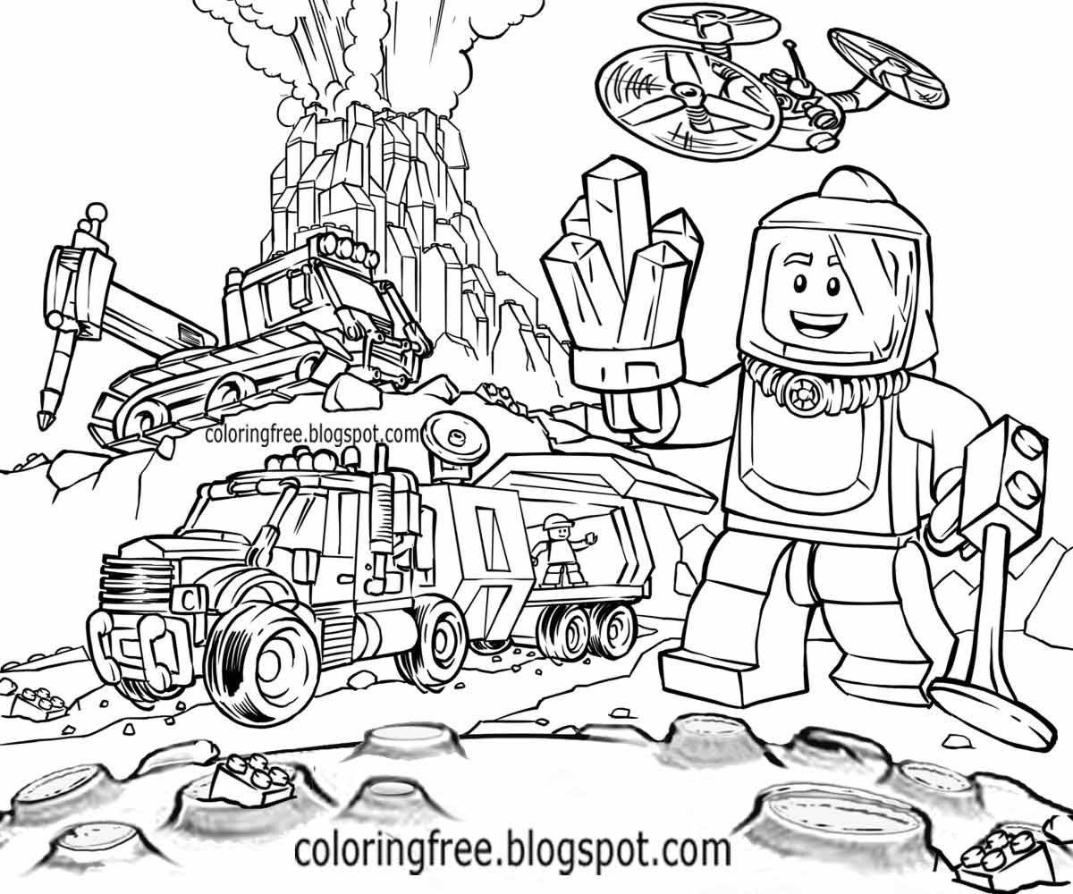 Lego Space Coloring Pages at GetDrawings | Free download