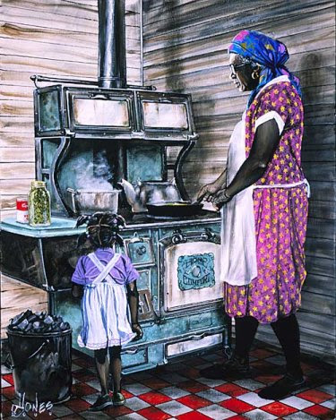 Grandmas Kitchen - Gullah Art, African American Art by ...