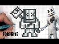 Logo De Fortnite Pixel Art
