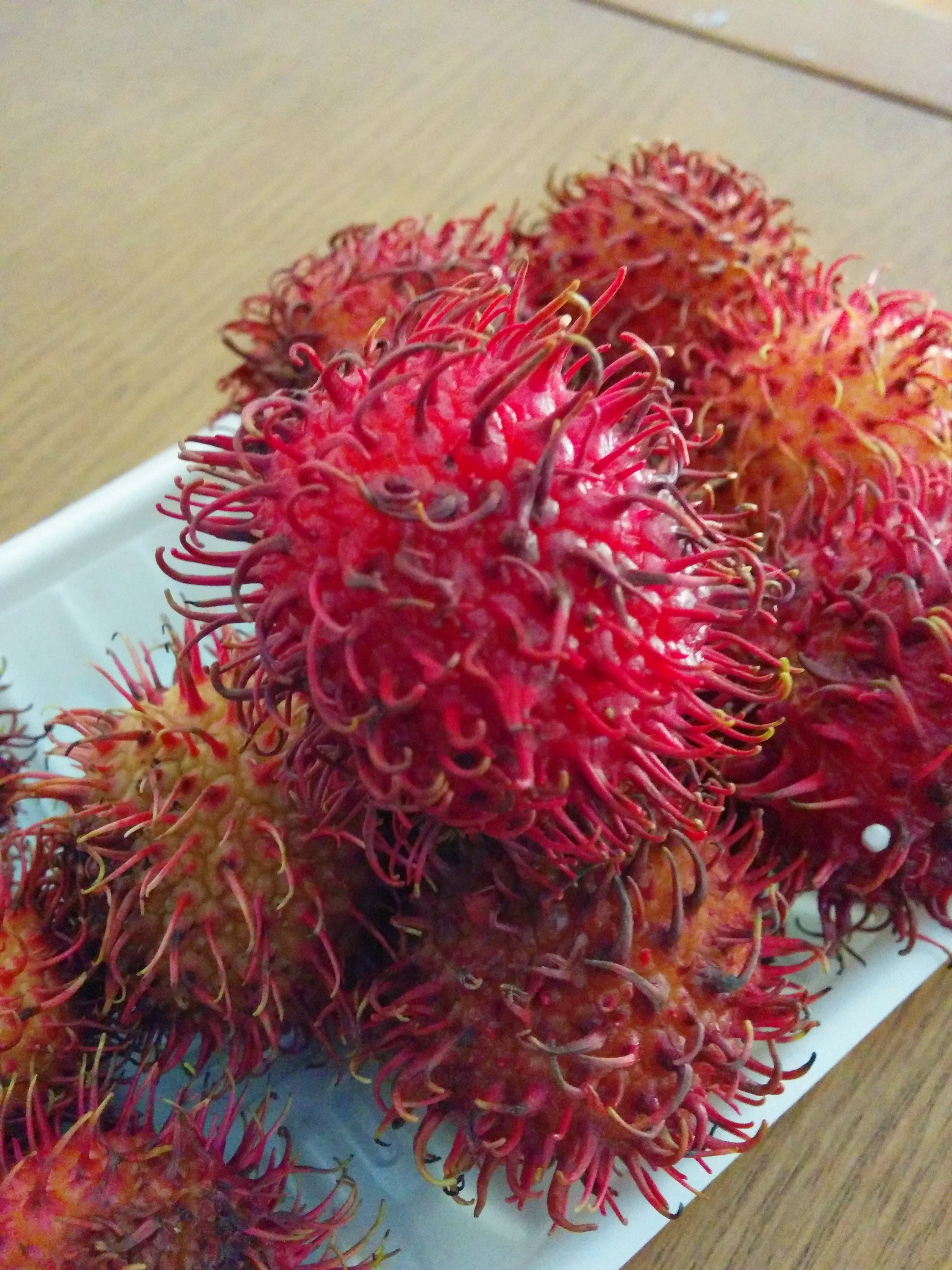 What in the Middle Kingdom? Dr. Seuss fruit #1 - rambutan - small town laowai