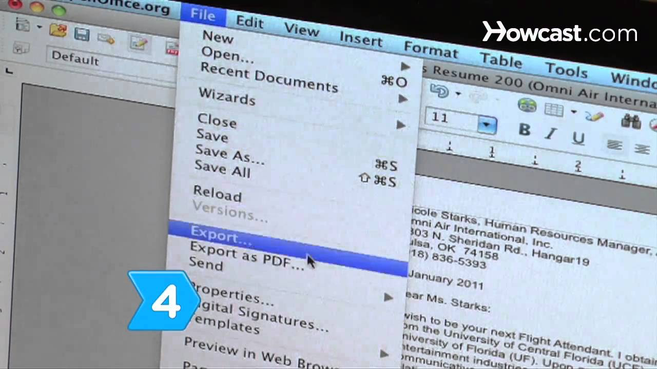How to Send a Resume - YouTube