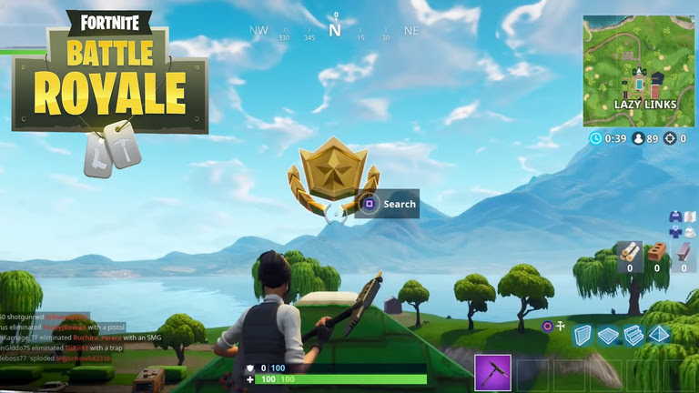 fortnite saison 5 defi road trip 2 emplacement de l etoile - fortnite saison 5 semaine 9