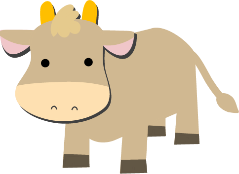 うし 牛のイラスト 無料イラスト フリー素材