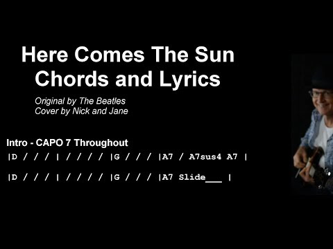 The Best 6 Here Comes The Sun Lyrics And Chords
