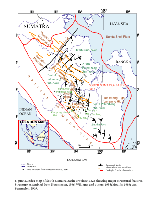 SOUTH SUMATRA BASIN PROVINCE INDONESIA Figure 2 SOUTH SUMATRA BASIN PROVINCE INDONESIA Figure 2