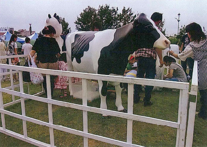 原寸大ホルスタインオブジェ貸出のご案内 島本鉄工株式会社