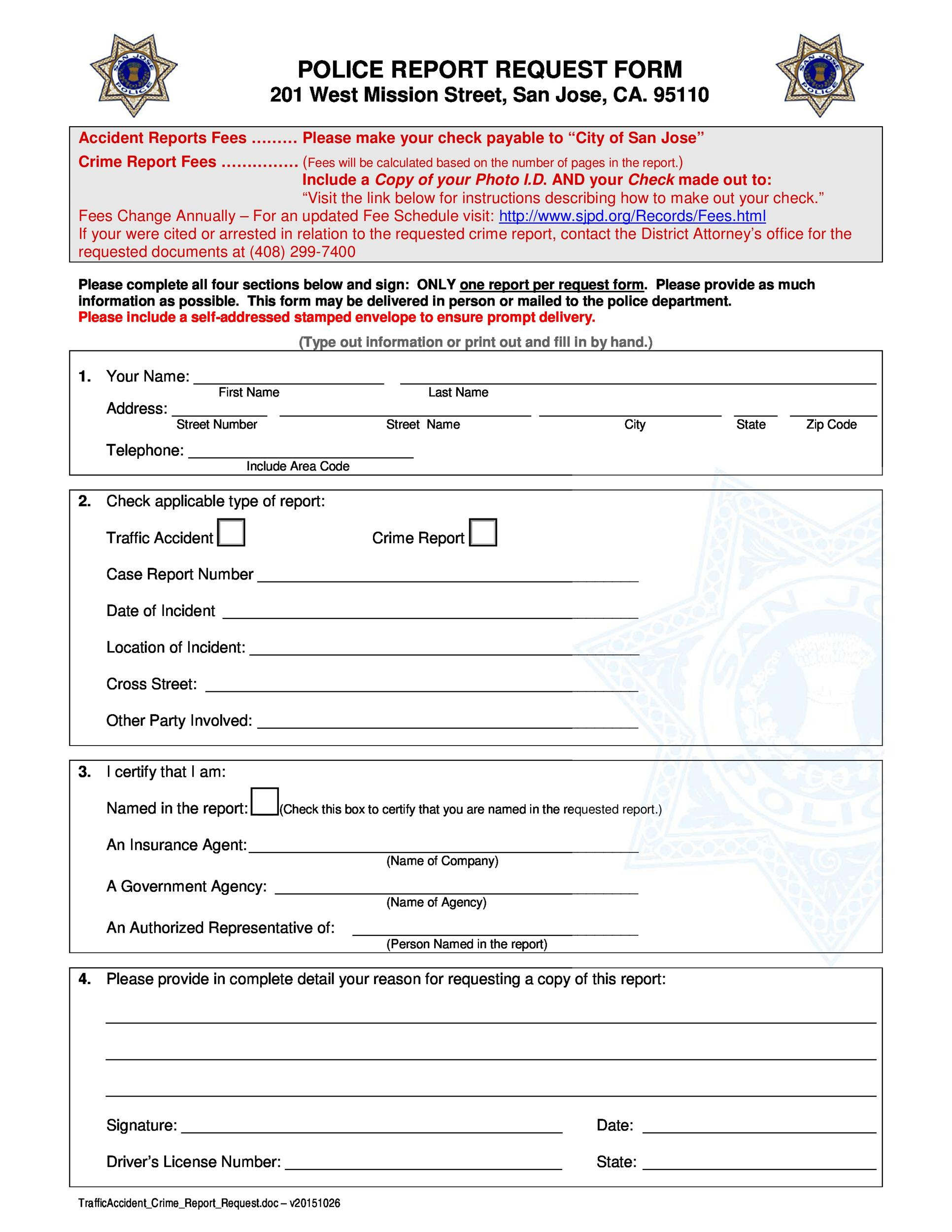 20+ Police Report Template & Examples [Fake / Real] ᐅ ...