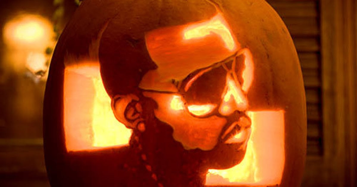 Kanye West  Photos: Pumpkins Carved to Look Like Rock 