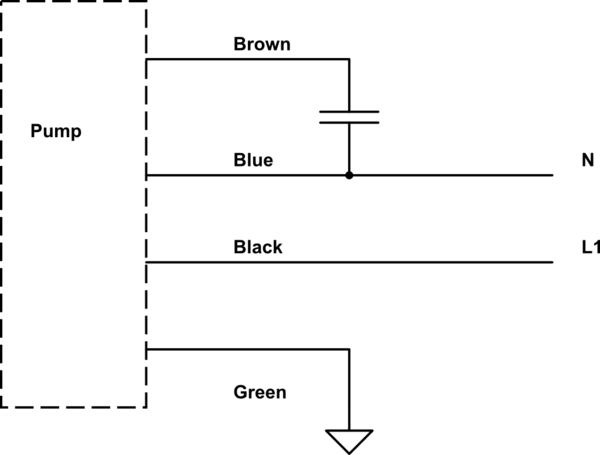 Correct wiring for 3 wire single phase motor - Electrical ...