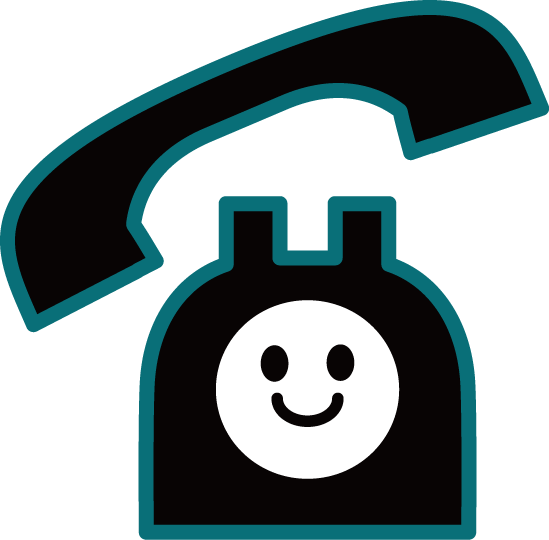 かわいい電話イラスト 黒電話 オフィスプッシュホン 可愛い無料イラスト素材集