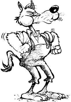 images Easy Big Bad Wolf Cartoon Drawing getdrawings com