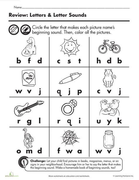  88 beginning consonant sounds worksheets for kindergarten