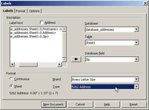 OpenOffice.org Training, Tips, and Ideas: Mail Merge ...