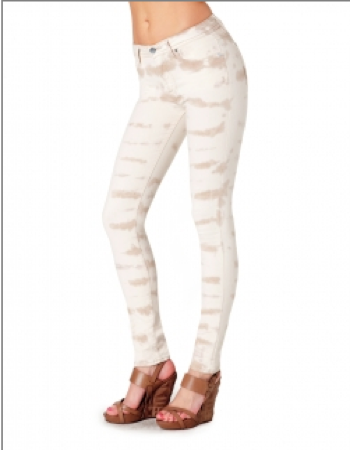 Raquel Mid Rise Crop in Summerdusk Cloud Dye