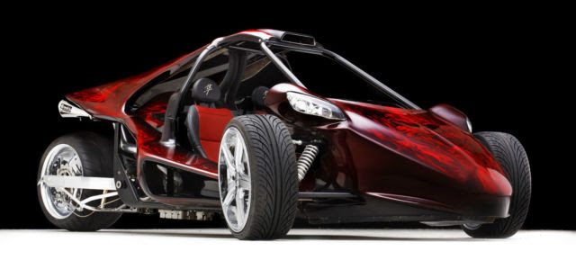 OG-1 CUSTOM BUILT REVERSE TRIKE 3 WHEEL MOTORCYCLE VEHICLE ...