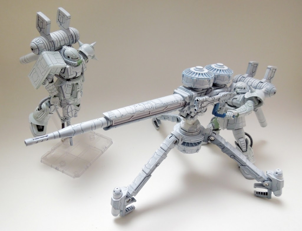 Hggt 量産型ザク ビッグガン ガンダム サンダーボルト サフ吹き開始の巻 Uc Timeline ガンプラ好きだけど難しいことは出来ない
