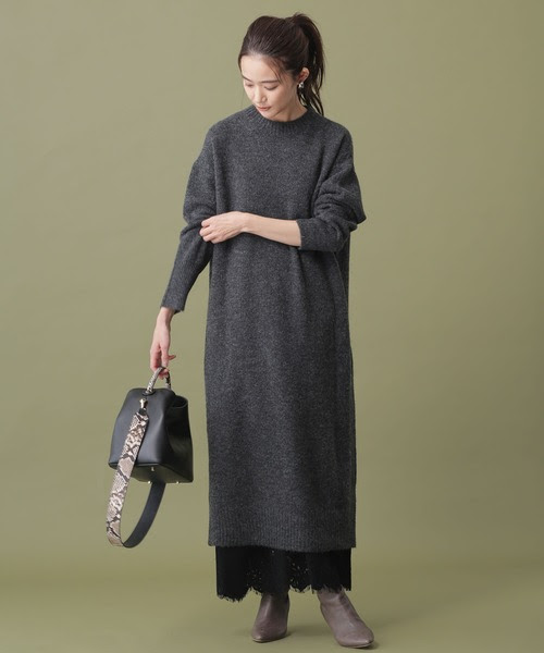 Static ワンピース ドレス Care マキシニットワンピース ワンピース Nano Universe ナノユニバース のファッション ワンピース セール お得な特別割引価格 ワンピース