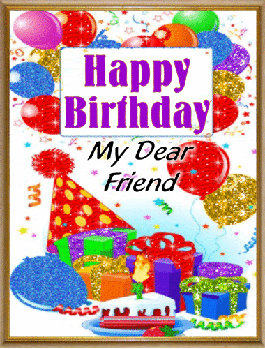Happy Birthday To My Dear Friend Free For Best Friends Ecards 123 Greetings