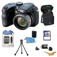 General Electric Power Pro X500-BK 16 MP with 8GB Camera Bundle