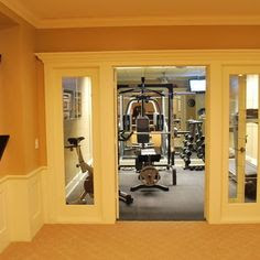 Basement Gym on Pinterest
