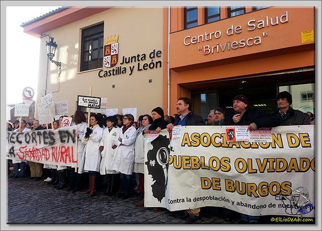 5 Concentración en Centro de Salud Briviesca