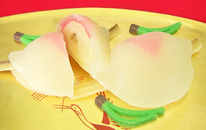 花びら餅 菱葩餅 葩餅 新年お正月の和菓子 ごぼう上生菓子 お取り寄せ可