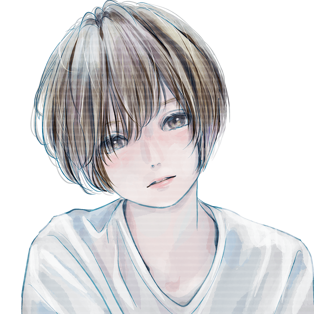 女の子イラスト28 ミカスケのお絵描き