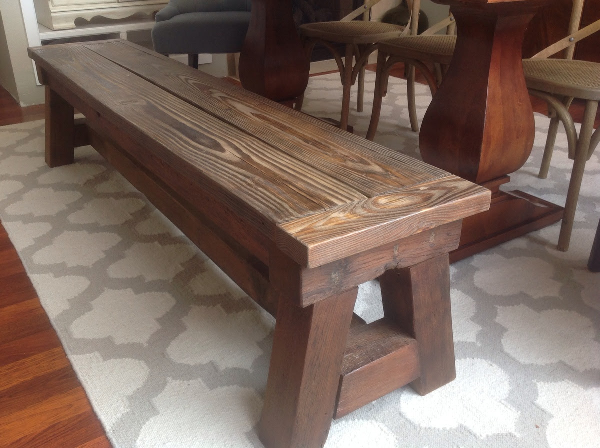 Ana White | Dining Table 4x4 Truss Bench - DIY Projects