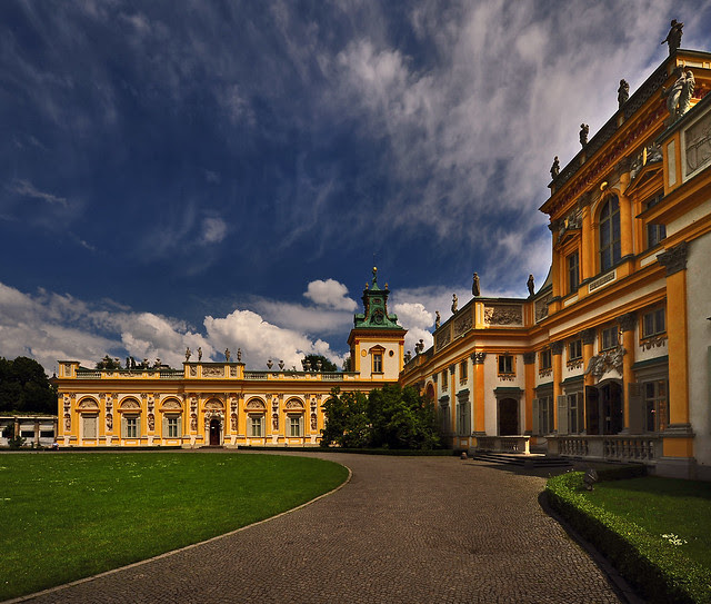 ~ Beautiful Sky At Wilanow Palace ~ by pattpoom