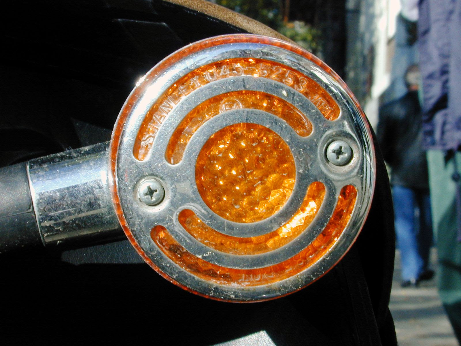 plastic metal light screw texture object rearlight motorbike bike motor orange