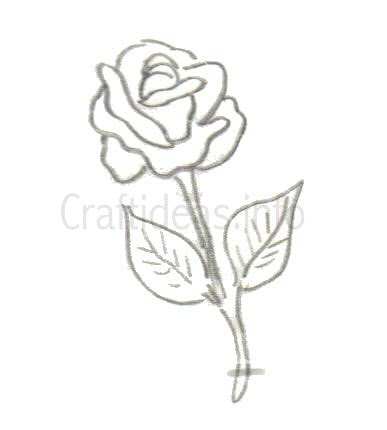  free pattern for a rose