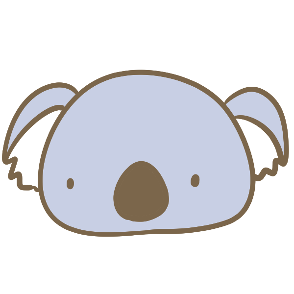 新着コアラ 可愛い イラスト 花の画像