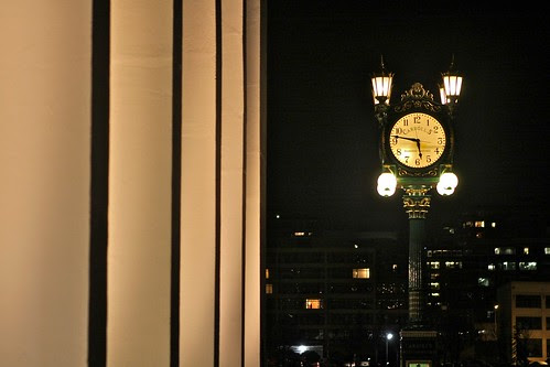New Home for Historic Carroll's Clock by Seattle Daily Photo